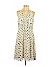 American Living 100% Polyester Ivory Casual Dress Size 14 - photo 1