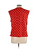 Old Navy Orange Short Sleeve Blouse Size L (petite) - photo 2