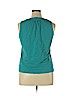 Lands' End 100% Cotton Blue Sleeveless Top Size XL (petite) - photo 2