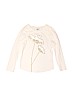 Crazy 8 100% Cotton Ivory Long Sleeve Top Size 8 - photo 1