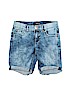 Jordache Solid Blue Denim Shorts Size 8 - photo 1