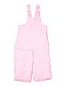 Cherokee 100% Polyester Pink Snow Pants With Bib Size S (youth) - photo 1