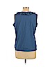 Chaps 100% Cotton Blue Sleeveless Top Size 1X - photo 2