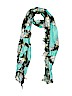Juicy Couture 100% Polyester Floral Teal Scarf One size - photo 1