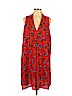 Vince Camuto 100% Polyester Orange Casual Dress Size XL - photo 1