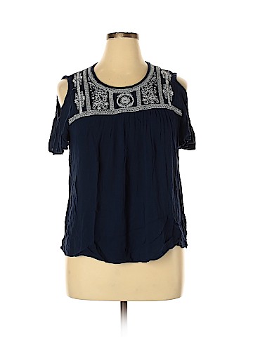 St. John's Bay Short Sleeve Blouse (view 1)