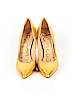 Sam Edelman 100% Leather Gold Heels Size 8 - photo 2
