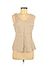 Eileen Fisher Tan Sleeveless Blouse Size S - photo 1