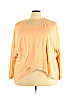 Assorted Brands 100% Polyester Orange Long Sleeve Top Size 3X - photo 1