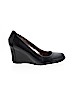 Kenneth Cole REACTION 100% Leather Black Wedges Size 9 1/2 - photo 1