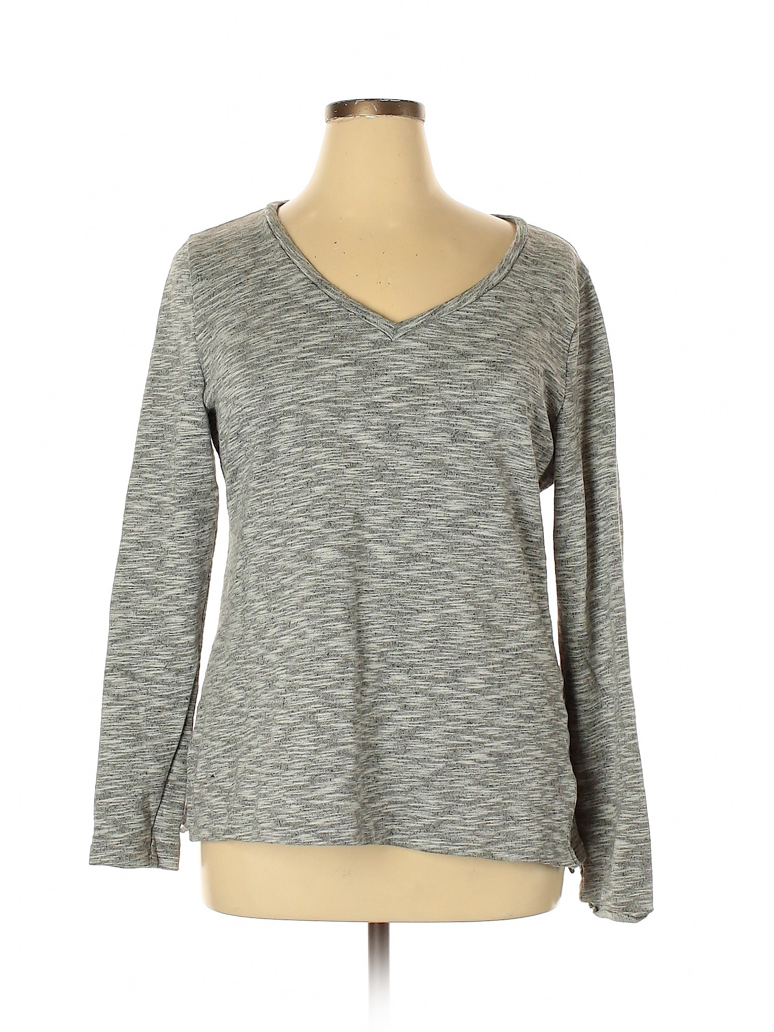 J.Crew Mercantile Women Gray Long Sleeve T-Shirt XL | eBay