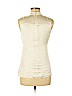 Theory 100% Polyester Ivory Sleeveless Blouse Size M - photo 2