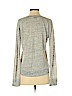 Theory 100% Linen Gray Long Sleeve T-Shirt Size S - photo 2
