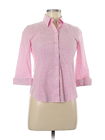 Talbots 3/4 Sleeve Button-Down Shirt (view 1)