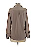 Old Navy 100% Polyester Tan Long Sleeve Blouse Size S (petite) - photo 2