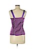 Proenza Schouler 100% Silk Purple Sleeveless Silk Top Size 8 - photo 2