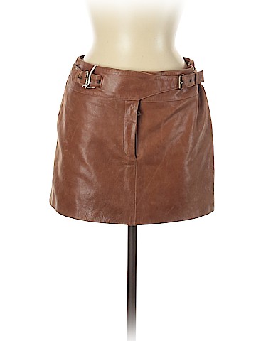 Céline Leather Skirt (view 1)