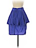 Amanda Uprichard 100% Silk Blue Silk Skirt Size P (petite) - photo 2