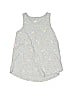 Justice Print Gray Sleeveless T-Shirt Size 8 - photo 1