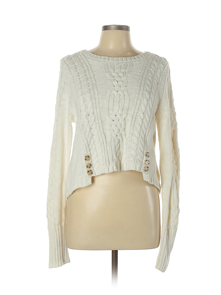 Lilka White Pullover Sweater Size L - photo 1
