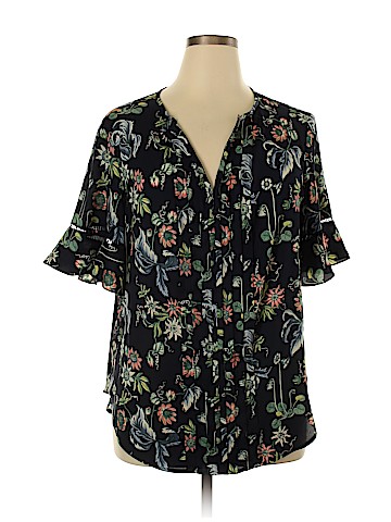 Ann Taylor Short Sleeve Blouse (view 1)