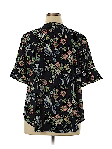 Ann Taylor Short Sleeve Blouse (view 2)