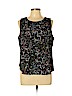 DR2 100% Polyester Black Sleeveless Blouse Size L (petite) - photo 1