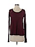 Lucky Brand Burgundy Long Sleeve Top Size XS - photo 1