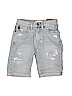Abercrombie & Fitch Solid Blue Denim Shorts Size 9 - 10 - photo 1