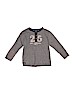 Sfera Kids 100% Cotton Stripes Graphic Gray Long Sleeve Henley Size 6 - 7 - photo 1