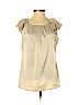 Banana Republic Factory Store 100% Polyester Ivory Short Sleeve Blouse Size S (petite) - photo 1