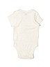 Old Navy 100% Cotton Graphic White Short Sleeve Onesie Size 6-12 mo - photo 2
