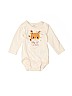 H&M Ivory Long Sleeve Onesie Size 2-4 mo - photo 1
