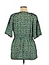 Unbranded Green Short Sleeve Blouse Size 2X - photo 2