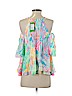 Lilly Pulitzer 100% Polyester Blue Sleeveless Blouse Size XS - photo 2
