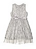 Rare Editions 100% Polyester Silver Special Occasion Dress Size 12 - photo 2