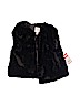 Cat & Jack 100% Polyester Solid Black Faux Fur Vest Size 14 - 16 - photo 1