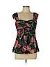 Marc by Marc Jacobs 100% Silk Black Sleeveless Silk Top Size 10 - photo 1