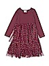 Hanna Andersson 100% Cotton Polka Dots Burgundy Special Occasion Dress Size 120 cm / US 6X - photo 1