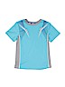 Asics 100% Polyester Blue Active T-Shirt Size 5 - 6 - photo 1