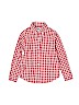 Janie and Jack 100% Cotton Red Long Sleeve Button-Down Shirt Size 4 - photo 1