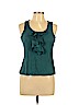 Ann Taylor Factory Teal Sleeveless Top Size L (petite) - photo 1