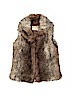 Mia Joy Tan Faux Fur Vest Size 5 - photo 1