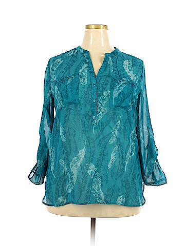 Apt. 9 3/4 Sleeve Blouse (view 1)