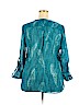 Apt. 9 100% Rayon Blue 3/4 Sleeve Blouse Size XL - photo 2