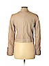 Free People 100% Polyurethane Tan Faux Leather Jacket Size 8 - photo 2