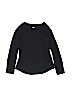 Justice Black Long Sleeve T-Shirt Size 10 - photo 1
