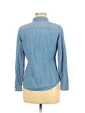 Ann Taylor LOFT Long Sleeve Button-Down Shirt (view 2)