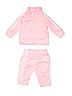Adidas Neo Label 100% Polyester Solid Pink Long Sleeve Outfit 0-3 MO / 3 MO - photo 1