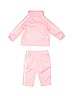 Adidas Neo Label 100% Polyester Solid Pink Long Sleeve Outfit 0-3 MO / 3 MO - photo 2